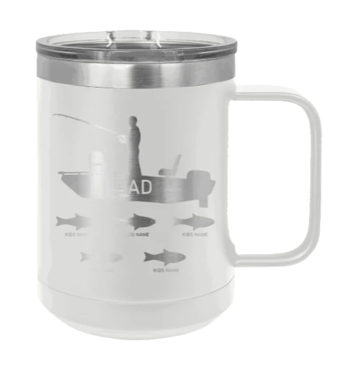 Dad's Fishing  - 15oz Mug Laser Engraved - Image 16