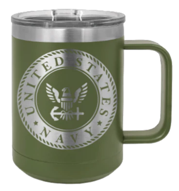 Navy  - 15oz Mug Laser Engraved - Image 10