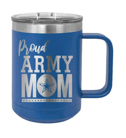 Army Mom - 15oz Mug Laser Engraved - Image 2