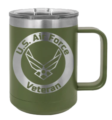 Air Force Veteran - 15oz Mug Laser Engraved - Image 10