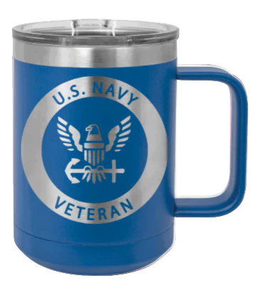Navy Veteran - 15oz Mug Laser Engraved - Image 2