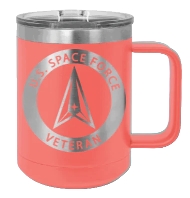 Space Force Veteran - 15oz Mug Laser Engraved - Image 3