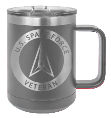 Space Force Veteran - 15oz Mug Laser Engraved - Image 4