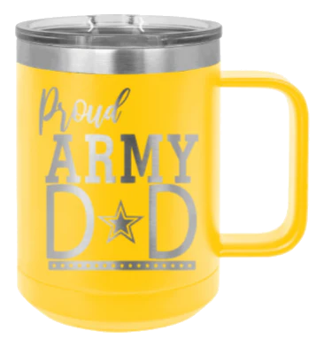 Army Dad - 15oz Mug Laser Engraved - Image 17