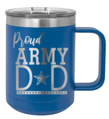 Army Dad - 15oz Mug Laser Engraved - Image 2