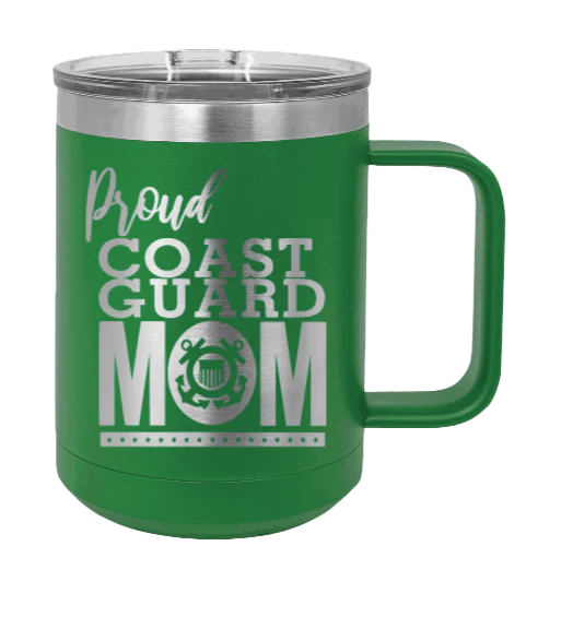 Coast Guard Mom - 15oz Mug Laser Engraved - Image 5