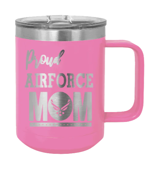 Air Force Mom - 15oz Mug Laser Engraved - Image 12
