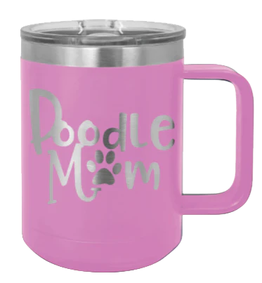 Doodle Mom - 15oz Mug Laser Engraved - Image 7