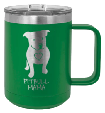 Pitbull Mama - 15oz Mug Laser Engraved - Image 5