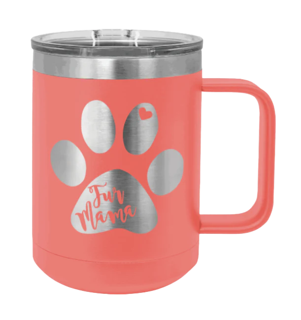 Fur Mama - 15oz Mug Laser Engraved - Image 3