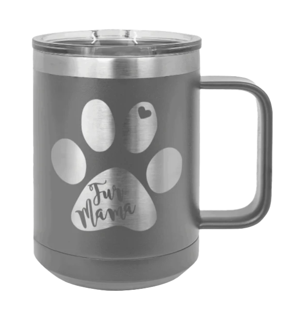 Fur Mama - 15oz Mug Laser Engraved - Image 4