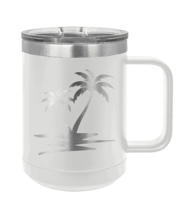 Palm Trees - 15oz Mug Laser Engraved - Image 16