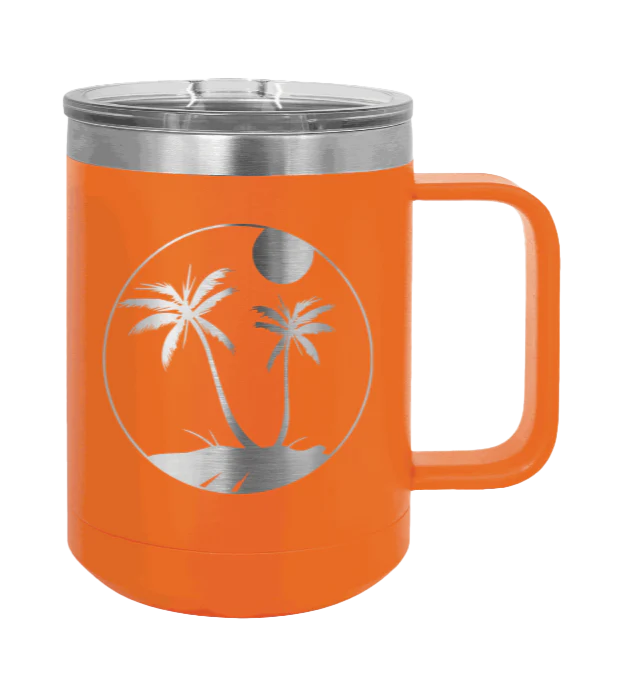 Palm Trees 3 - 15oz Mug Laser Engraved - Image 11