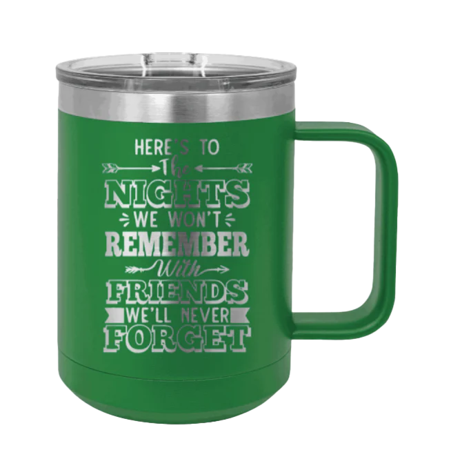 Nights We Won't Remember - 15oz Mug Laser Engraved - Image 5
