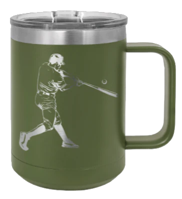Baseball Player - 15oz Mug Laser Engraved - Image 10