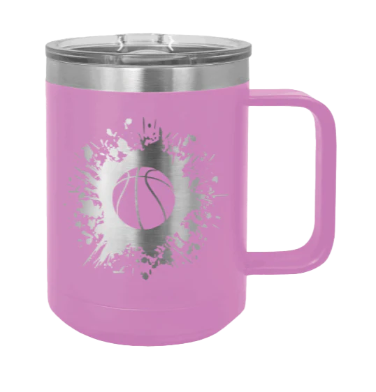 Basketball - 15oz Mug Laser Engraved - Image 7