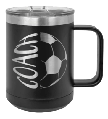 Soccer Ball Coach - 15oz Mug Laser Engraved