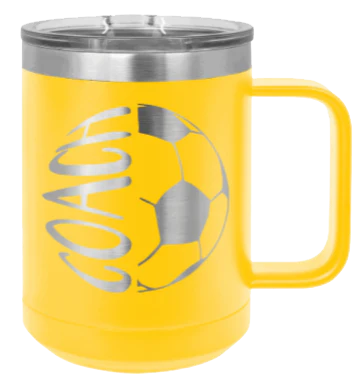 Soccer Ball Coach - 15oz Mug Laser Engraved - Image 15