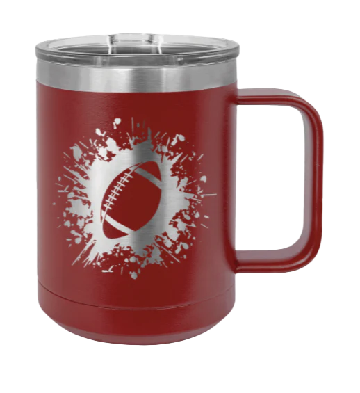 Football - 15oz Mug Laser Engraved - Image 8