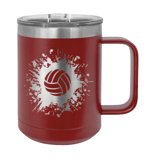 Volleyball - 15oz Mug Laser Engraved - Image 8