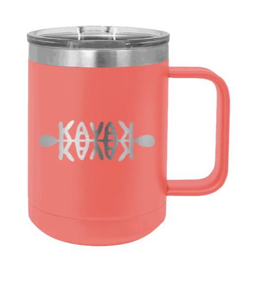Kayak - 15oz Mug Laser Engraved - Image 3