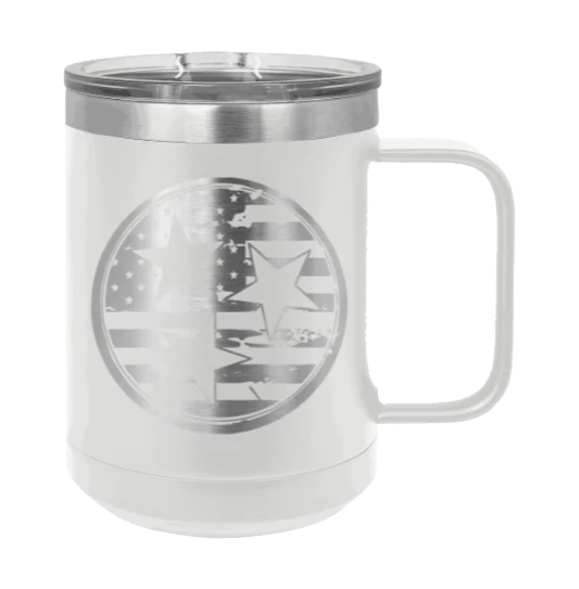 Tennessee Tristar Flag - 15oz Mug Laser Engraved - Image 16