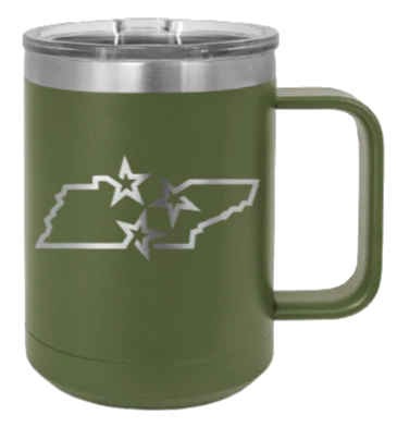 Tennessee Tristar State - 15oz Mug Laser Engraved - Image 10