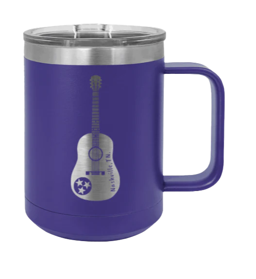 Tennessee Guitar - 15oz Mug Laser Engraved - Image 13