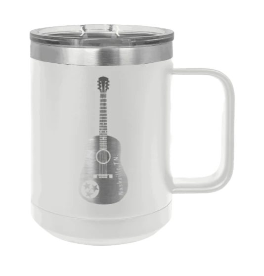 Tennessee Guitar - 15oz Mug Laser Engraved - Image 16