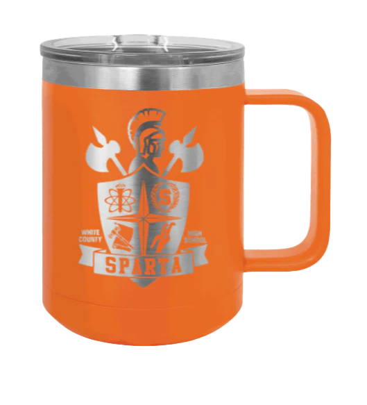 White County High School TN Sheild - 15oz Mug Laser Engraved - Image 11
