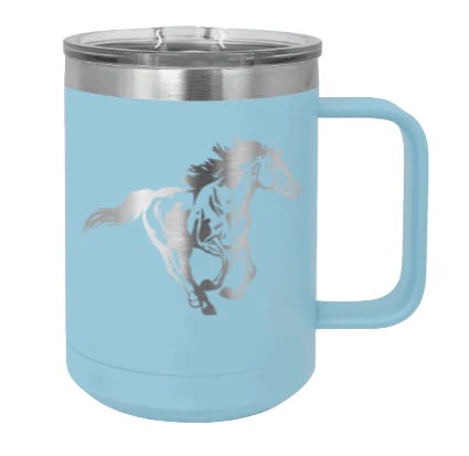 Horse 3 - 15oz Mug Laser Engraved - Image 6