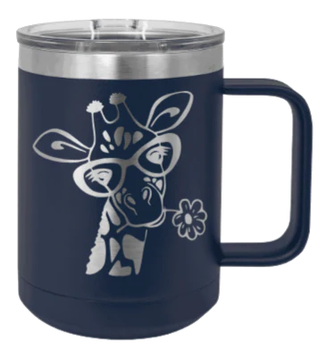 Giraffe 2 - 15oz Mug Laser Engraved - Image 9