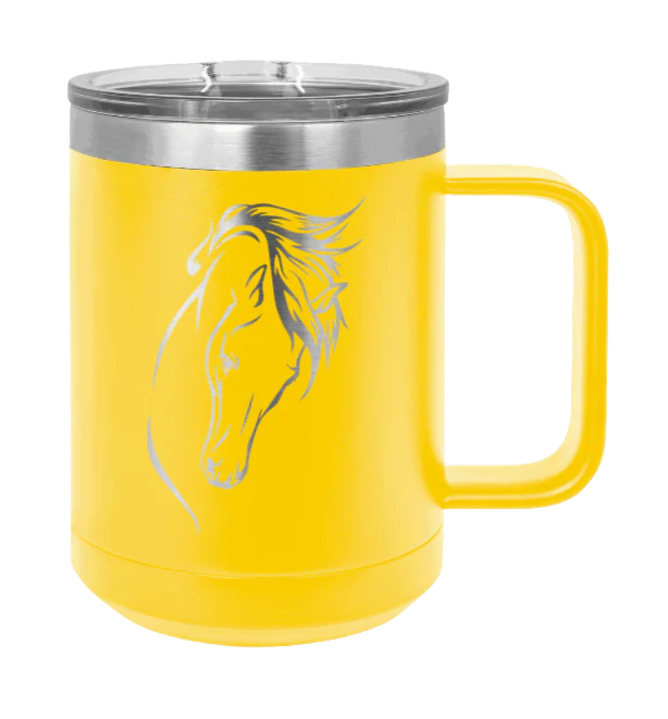 Horse 2 - 15oz Mug Laser Engraved - Image 17