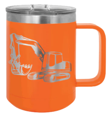 Excavator - 15oz Mug Laser Engraved - Image 11