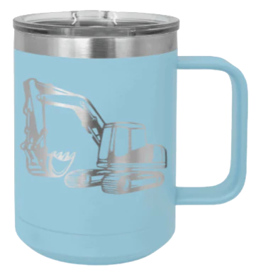 Excavator - 15oz Mug Laser Engraved - Image 6