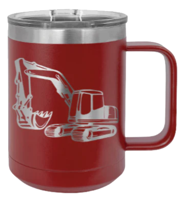 Excavator - 15oz Mug Laser Engraved - Image 8