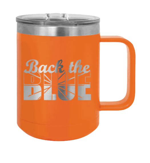 Back The Blue - 15oz Mug Laser Engraved - Image 11