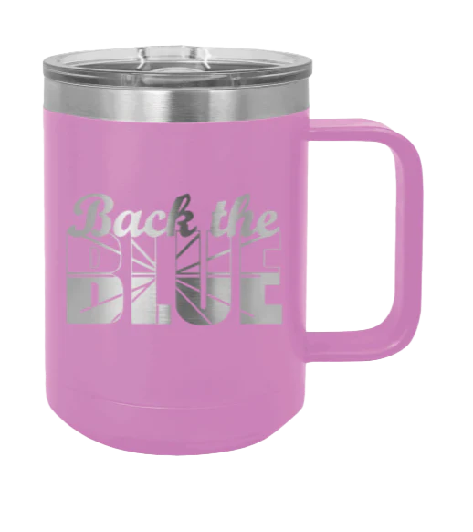 Back The Blue - 15oz Mug Laser Engraved - Image 7