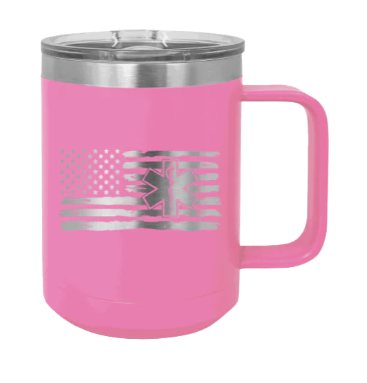 EMS Flag - 15oz Mug Laser Engraved - Image 12