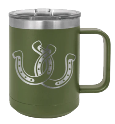 Horseshoes - 15oz Mug Laser Engraved - Image 10