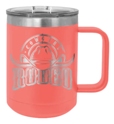 Rodeo Cowgirl - 15oz Mug Laser Engraved - Image 3