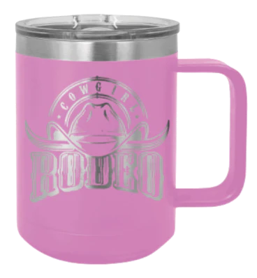 Rodeo Cowgirl - 15oz Mug Laser Engraved - Image 7