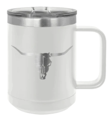 Cow Skull- 15oz Mug Laser Engraved - Image 16