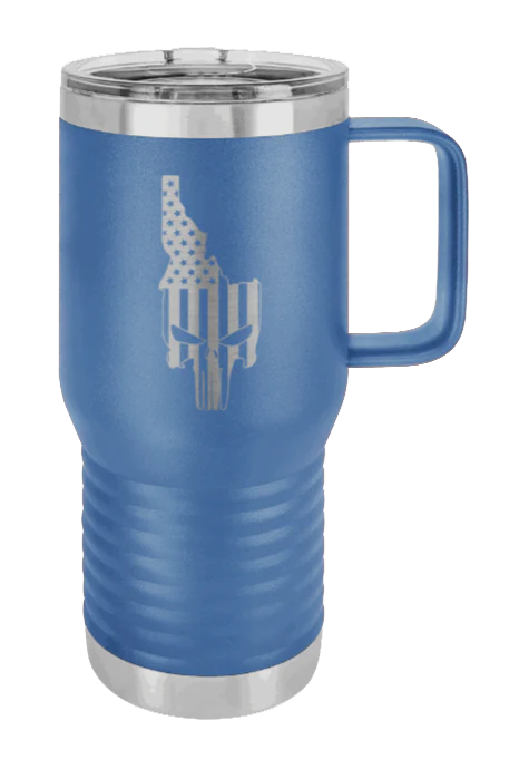 Idaho Punisher Flag - 20oz Mug Laser Engraved - Image 2