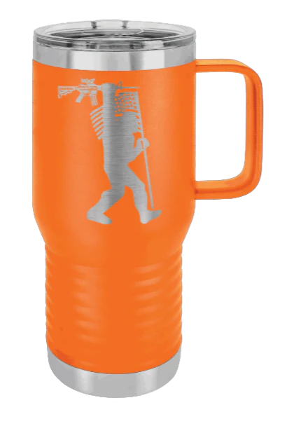 Squatch AR Flag - 20oz Mug Laser Engraved - Image 11
