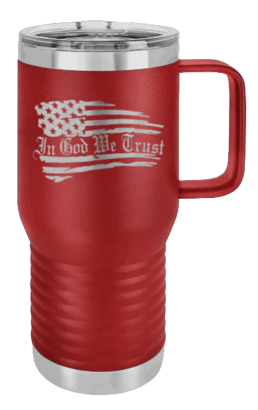 In God We Trust - 20oz Mug Laser Engraved - Image 8