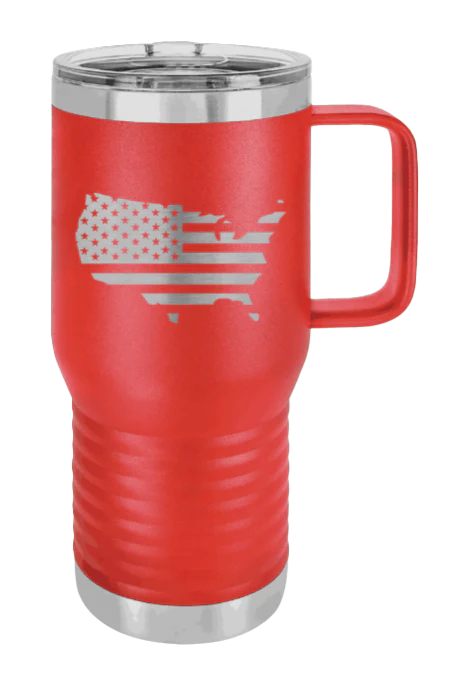 USA Flag - 20oz Mug Laser Engraved - Image 14