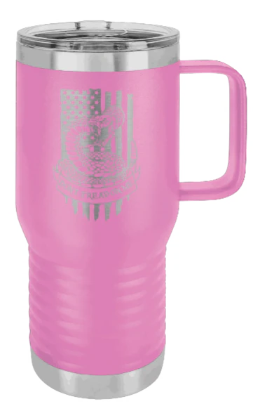 Don't Tread On Me Snake - 20oz Mug Laser Engraved - Image 7