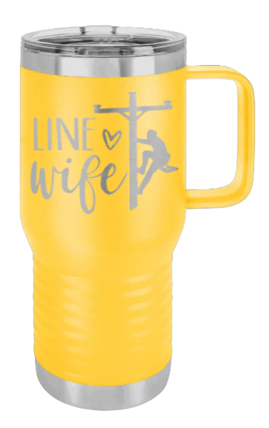 Line Wife - 20oz Mug Laser Engraved - Image 17