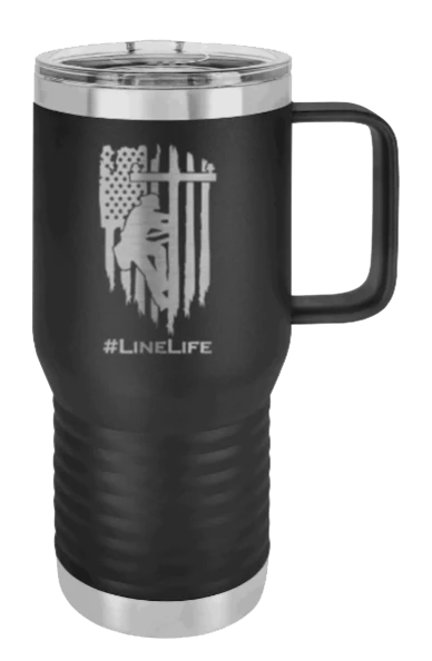 #Linelife - 20oz Mug Laser Engraved